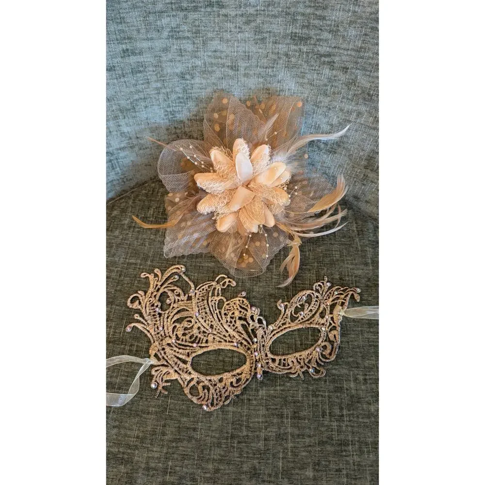 Lace Masquerade Masks for Women - Halloween Elegant Venetian Mask